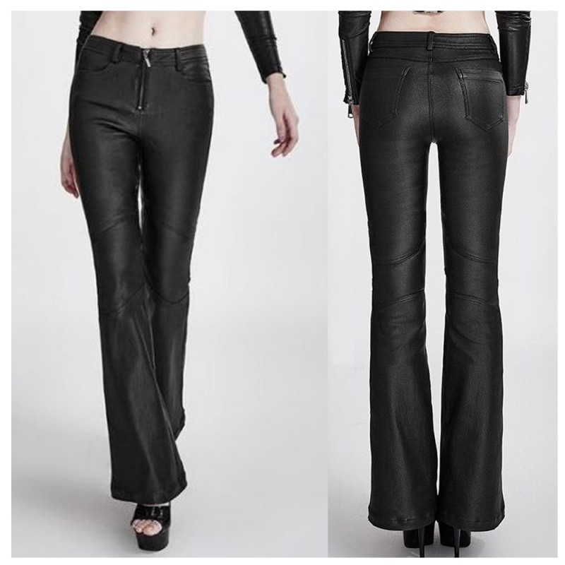 Women Vintage Retro Rockabilly Pant Steampunk Sexy Zip Women Goth Pant